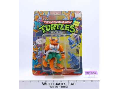 Triceraton Teenage Mutant Ninja Turtles TMNT 1990 Playmates NEW MOSC SEALED