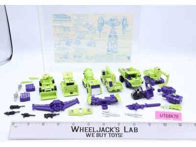 Devastator 100% Complete Vintage 1984 G1 Transformers Hasbro Action Figure