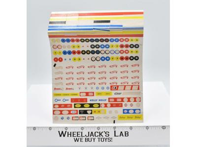 Hot Wheels Sticker Sheet 1970 Mattel Vintage