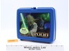 Yoda Star Wars Blue Plastic Lunch Box W/ Sport Bottle 2003 Thermos Brand