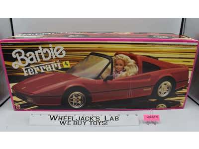 #3136 Barbie Ferrari 1987 Mattel Vintage Doll Vehicle NEW SEALED