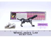 Ravage Cassette SILVER 100% Complete NEAR MINT 1985 G1 Transformers Figure