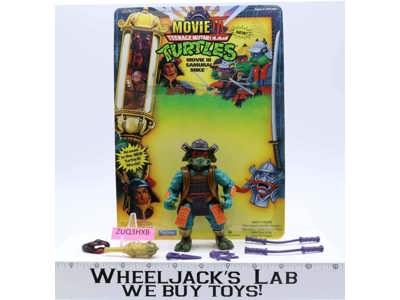 Samurai Mike Movie III W/Card 100% Complete TMNT 1993 Playmates Action Figure