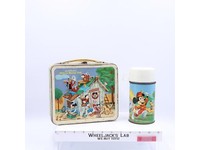 Mickey Mouse Club Metal Lunch Box 1960's Walt Disney Productions w/ THERMOS