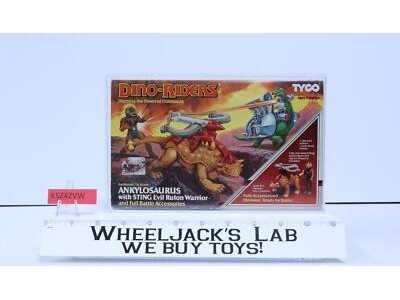 Ankylosaurus CAS GRADED 80 Dino Riders 1988 Tyco Action Figure NEW SEALED