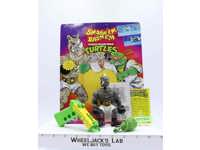 Power Punchin' Rocksteady W/Card TMNT 1992 Playmates Vintage Action Figure