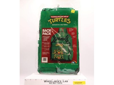 Back Pack Teenage Mutant Ninja Turtles TMNT 1988 Ero Ind. NEW SEALED