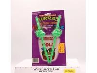 Drinking Straws Teenage Mutant Ninja Turtles 1988 Helm Toy NEW SEALED