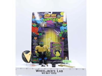 Captain Leonardo 100% Complete W/Card TMNT Star Trek 1994 Playmates Figure