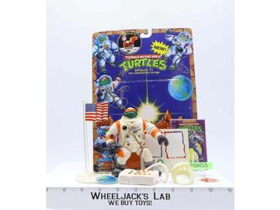 Moon Landin' Michaelangelo 100% Complete W/Card TMNT Apollo 11 1994 Playmates
