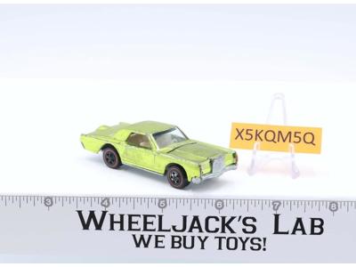 Custom Continental Mark III Lime 1969 Redline Hot Wheels Mattel Vintage RL
