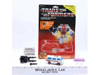 First Aid 100% Complete W/CARDBACK & BUBBLE NR MINT G1 Transformers Vintage