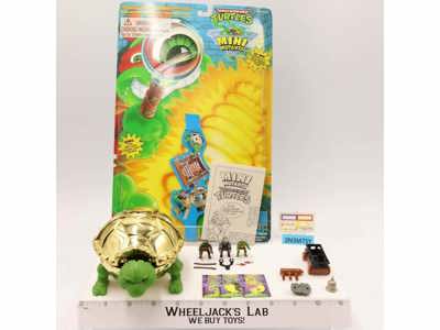 Metallized Raphael Feudal Castle Mini Mutants Playset Complete TMNT Playmates
