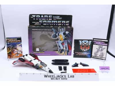 Ramjet 100% Complete W/Box 1985 Vintage G1 Transformers Hasbro Action Figure