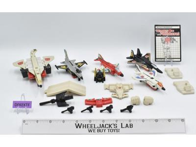 Superion Aerialbots Set 100% Complete 1986 G1 Transformers Vintage Action Figure
