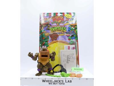 Pizza Tossin' Don 100% Complete W/Card TMNT 1994 Playmates Action Figure