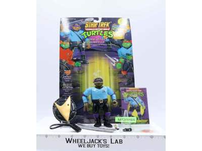 First Officer Donatello Complete W/Card TMNT Star Trek 1994 Playmates Figure