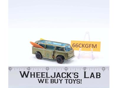Volkswagen Beach Bomb Olive 1969 Redline Hot Wheels Mattel Vintage RL