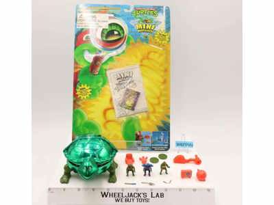 Metallized Leonardo Lair Mini Mutants Playset Complete TMNT 1995 Playmates