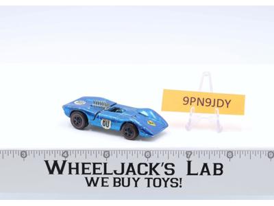 Ferrari 312P Blue Hot Wheels 1969 Redline Vintage Mattel RL