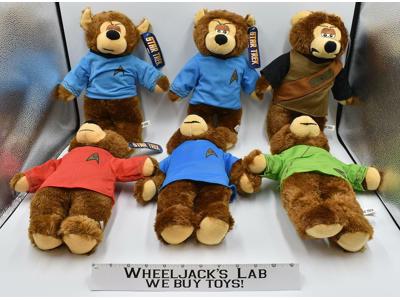 Captain Kirk Scotty Spock Dr. McCoy Star Trek 2013 Toy Factory Teddy Bears