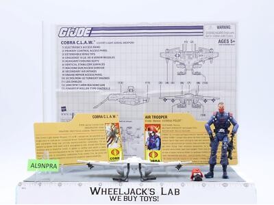 Cobra C.L.A.W. W/ Air Trooper 100% Complete G.I. Joe 2008 Hasbro Vehicle