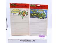 Lot of 2 Notepads Teenage Mutant Ninja Turtles TMNT 1989 Artis Paper