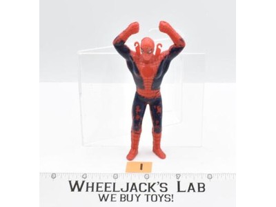 Spiderman #1 Paratrooper Parachute 1974 Ahi Plastic Action Figure