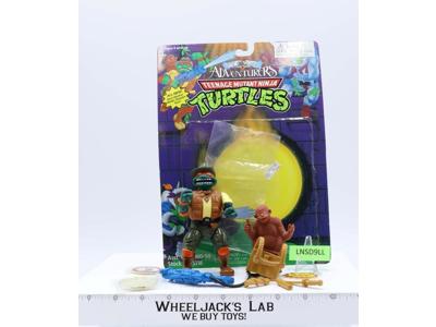 Safari Michaelangelo 100% Complete W/Card TMNT Adventurers 1994 Playmates Figure