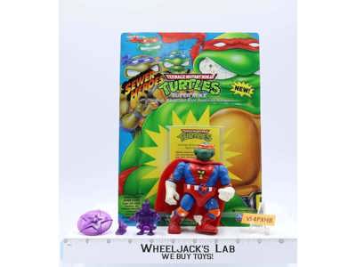 Super Mike Sewer Hero 100% Complete TMNT 1993 Playmates Action Figure