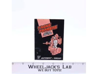 Circuit Action Masters European Instruction Manual Booklet 1990 G1 Transformers