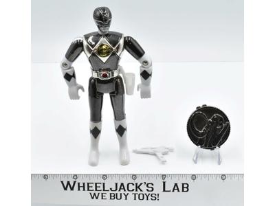 The Movie Metallic Black Ranger Zack MMPR Power Ranger 1995 Bandai Figure