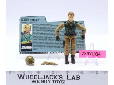 Major Storm V1 100% Complete 1990 G.I. Joe Hasbro Vintage Action Figure
