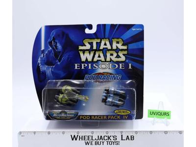 Pod Racer Pack IV Star Wars Episode 1 Micro Machines 1998 Galoob NEW MOSC