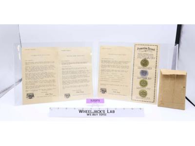 Dick Secret Service Patrol Member Letters & Tin Stickers Quaker Oats Cereal 1938