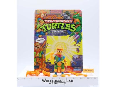 Walkabout 100% Complete W/Card TMNT 1991 Playmates Vintage Action Figure