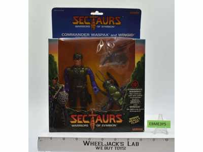 Commander Waspax & Wingid Sectaurs Warriors of Symbion 1984 Coleco MISB SEALED