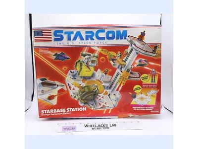 Starbase Station 100% Complete W/Box Starcom 1986 Coleco Action Figure Playset