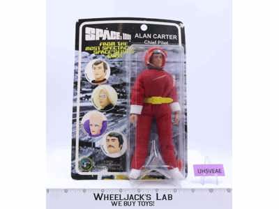 Alan Carter Chief Pilot W/Card 8" Space 1999 Classic TV Toys 2004 Action Figure