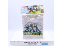 Let's Be Friends T-Shirt for 22" Floppy Plush The Smurfs 1981 Vintage NEW SEALED