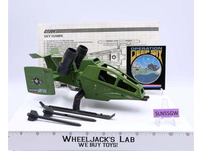Sky Hawk 100% Complete MAIL AWAY 1987 G.I. Joe Hasbro Vintage Vehicle
