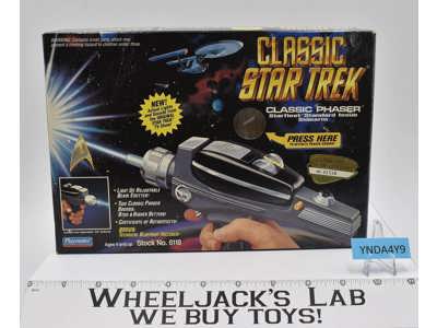 Classic Phaser Star Trek W/Box 1994 Playmates EMPTY BOX ONLY