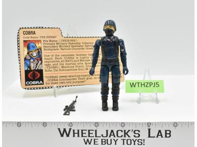 Cobra V1 Straight Arms 100% Complete G.I. Joe 1982 Hasbro Vintage Action Figure