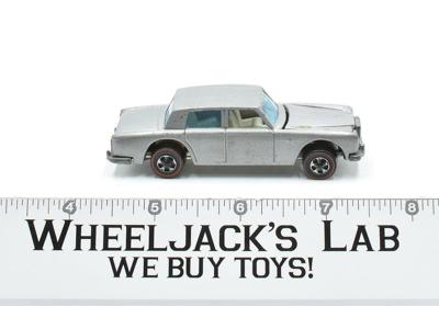 Rolls-Royce Silver Shadow Grey Enamel 1969 Redline Hot Wheels Mattel Vintage RL