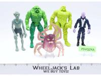 Lot of 3 Swamp Thing Action Figures & Accesories DC Comics 1990 Kenner Vintage