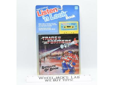 Satellite of Doom Listen 'n Look Book Read Along Storybook NEW Transformers G1