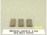 Lot of 3 Combat Sandbags Unmarked Brand 12" 1:6 Joe Barbie West Accessory Set