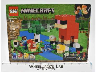 Minecraft 21153 The Wool Farm Lego 2019 NEW MISB
