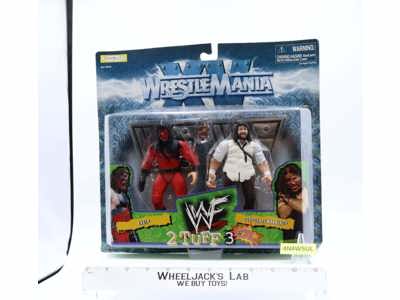 Kane & Corporate Mankind 2 Tuff 3 WWF 1998 Jakks Pacific NEW SEALED