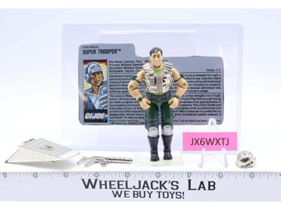 Super Trooper V1 RED CARDBACK G.I. Joe 1988 Hasbro Vintage Action Figure